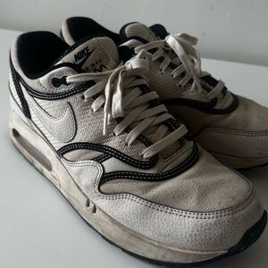 Nike airmax sneakers beige tweed 1’86 og